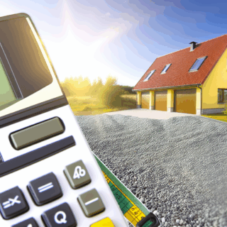 Comment calculer la quantité de gravier pour une allée ?