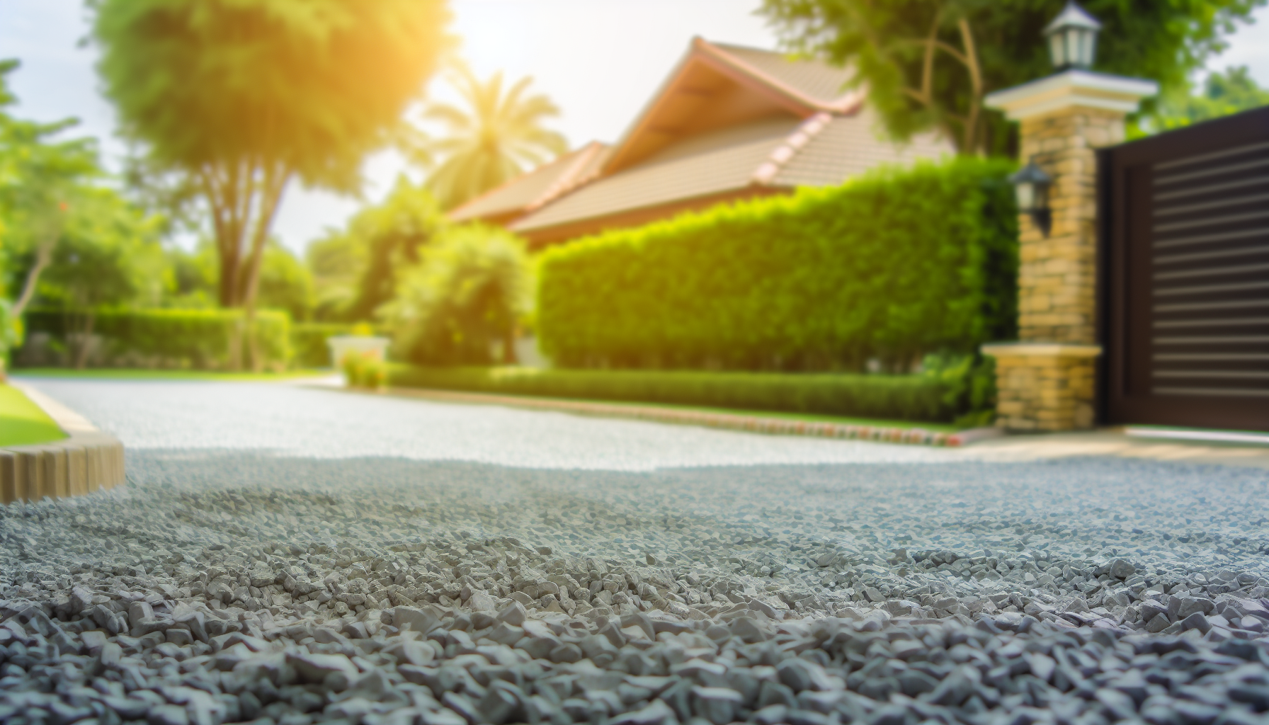 Comment faire une allée en gravier ?