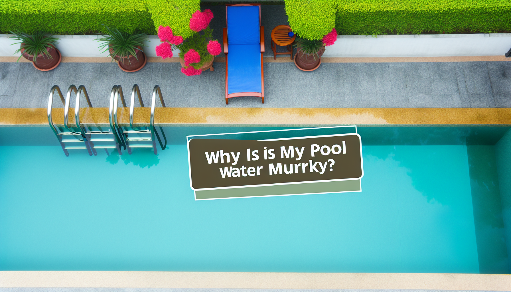 Pourquoi l'eau de ma piscine est trouble ?